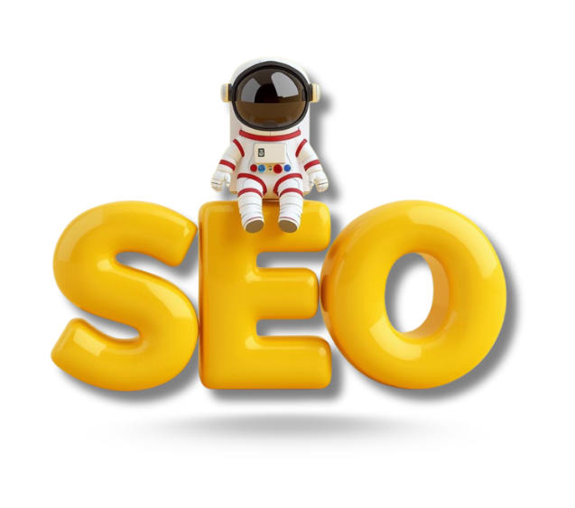 Astronaut sitting on SEO